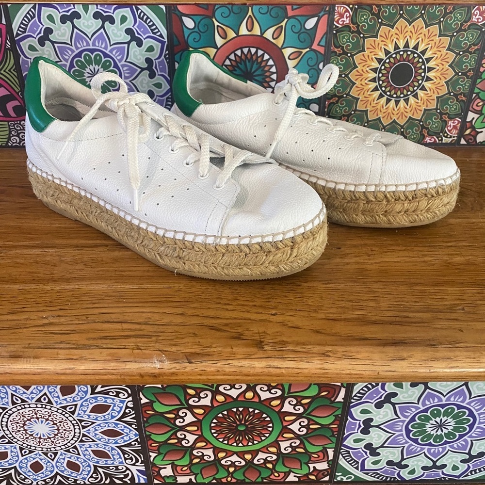 STEPHEN by STEVE MADDEN high espidrille sneakers💚 - Picture 3 of 11